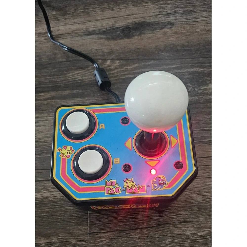 1993 Bandai Namco Ms. Pac-Man TV Plug & Play Video‎ Classic Arcade Game System